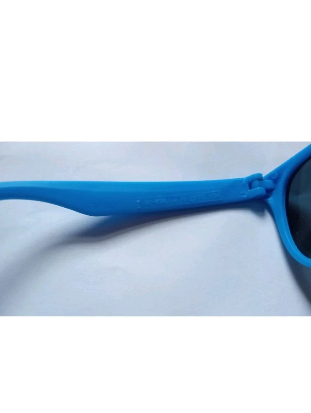 Wowline Men's Square Wowline Sunglasses Blue Plastic Frame Black Tinted Lens